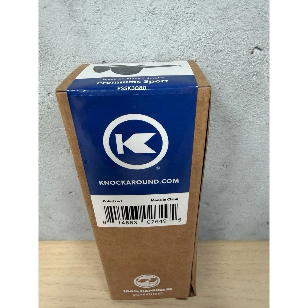 knockaround sunglasses premiums Sport Polarized Black on Black /‎ Smoke